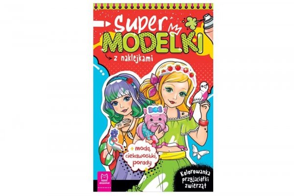 AKSJOMAT Supermodelki z nakl.Kolorow.przyjac.zwierząt 37941