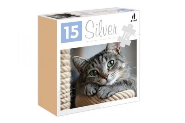 ALEXANDER Puzzle 12el Kot 15 Silver 28850