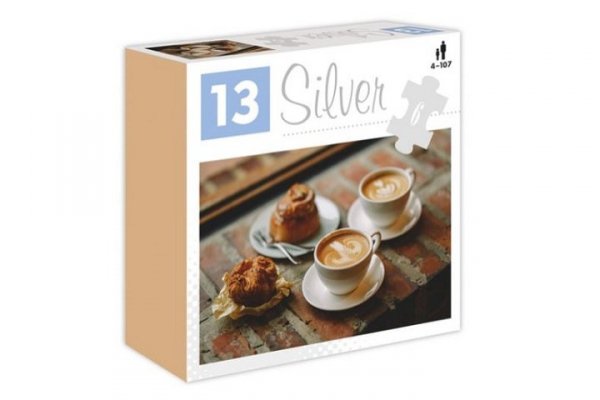 ALEXANDER Puzzle 6el 13 Silver Kawa i ciastko 28836