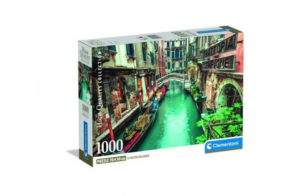 CLEMENTONI - PUZZLE CLE puzzle 1000 Compact Venice canal 39945