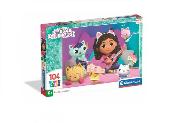 CLEMENTONI - PUZZLE CLE puzzle 104 SuperKolor Gabby 25033