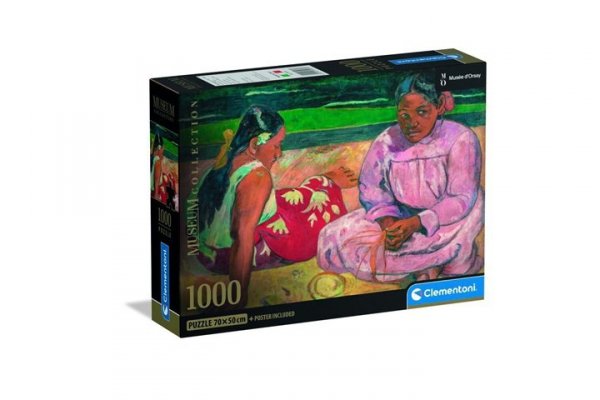 CLEMENTONI - PUZZLE CLE puzzle 1000 CompactMus.FemmesDeTahiti 39975