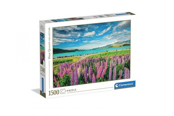CLEMENTONI - PUZZLE CLE puzzle 1500 HQ Lupins at Lake Tekapo 31728