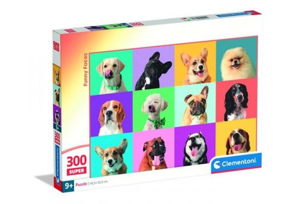 CLEMENTONI - PUZZLE CLE puzzle 300 SuperKolor Funny Faces 21739