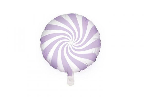 PARTYDECO Balon fol.Cukierek 35cm j.liliowy 92975