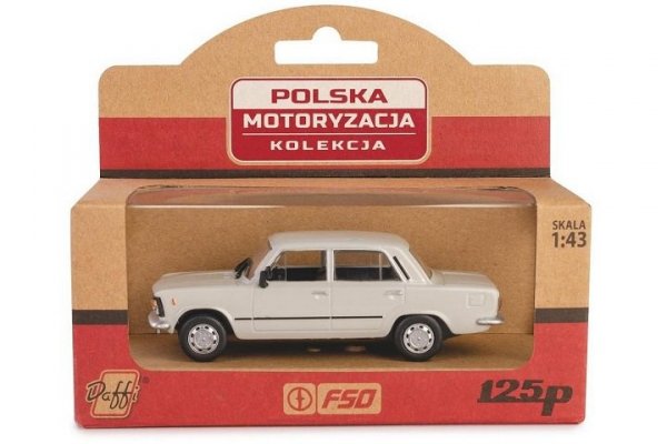 DAFFI Model PRL Fiat 125P MR popielaty K-595 15958