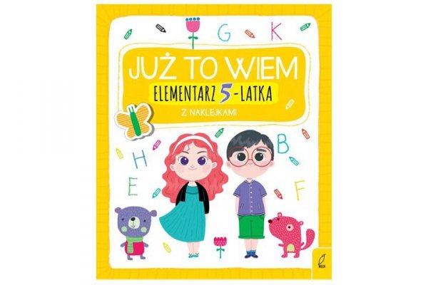 FOKSAL Elementarz 5-latka z naklejkami Już to wiem 26495