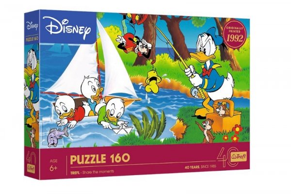 TREFL PUZZLE 160 40lecie Trefl-Przygoda nad jezior.40053
