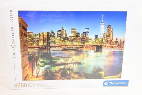 CLEMENTONI - PUZZLE CLE puzzle 6000 HQ Brooklyn Bridge Lights 36534