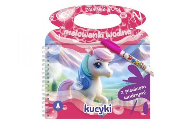 SKRZAT-WYDAWNICTWO Zadanka_malow.wodne Kucyki 79845