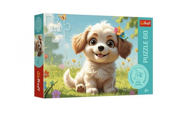 TREFL PUZZLE 60 Szczeniaczkiem być!/Rodz.Treflików 17408
