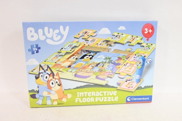 CLEMENTONI - ZABAWKI CLE BLUey interaktywne puzzle dywan BLUey 16689