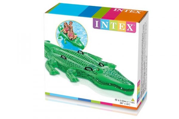 INTEX Aligator dmuchany do pływania 168X86 58546 85465
