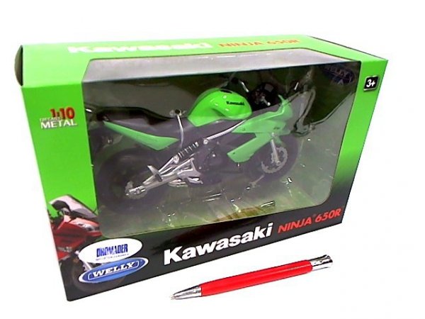 WELLY WELLY 1:10 motocykl Kawasaki 62803