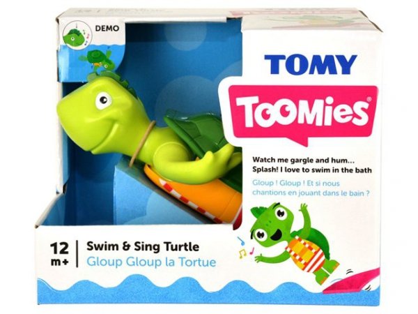 TOMY TOMY TOOMIES żółw nakręcany śpiewa pływa E2712 /3