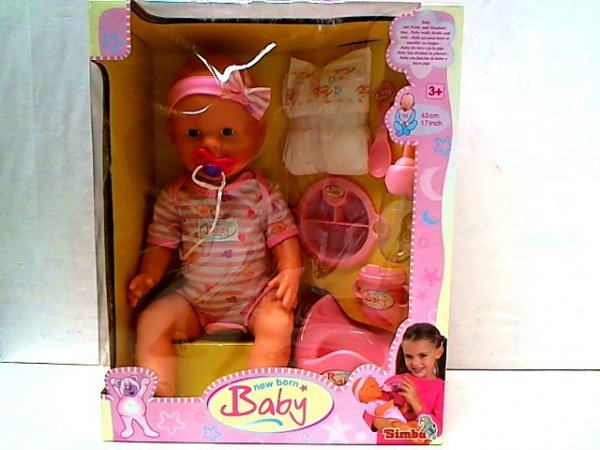 SIMBA New Born Baby lalka funkcyjna 43cm 503-9005