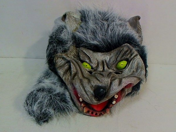Norimpex Maska wilkołak szary z sierścią 58734