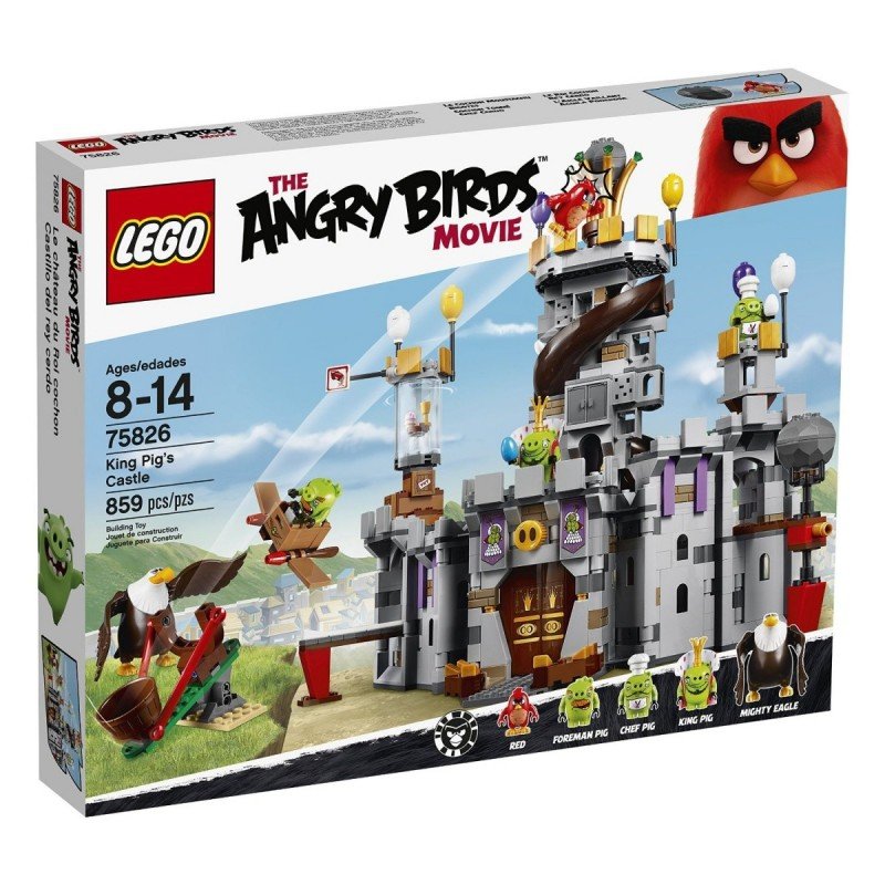 Lego Angry Birds Zamek świnskiego Króla 75826 8 Angry Birds