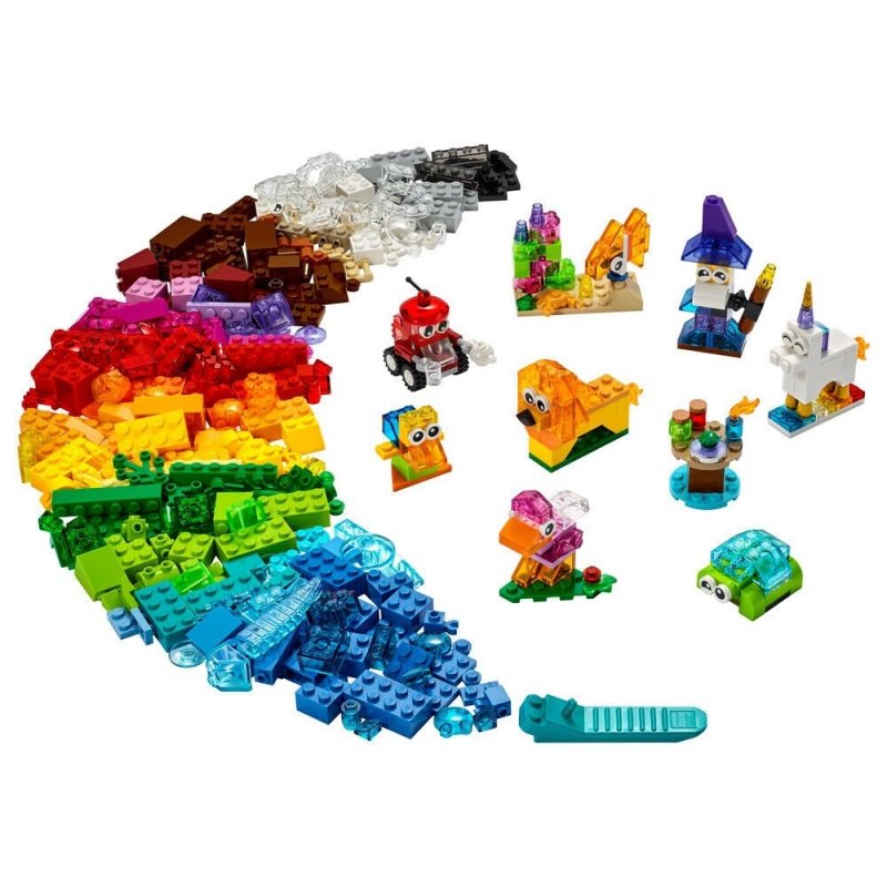 LEGO CLASSIC KREATYWNE PRZEZROCZYSTE KLOCKI 11013 4+