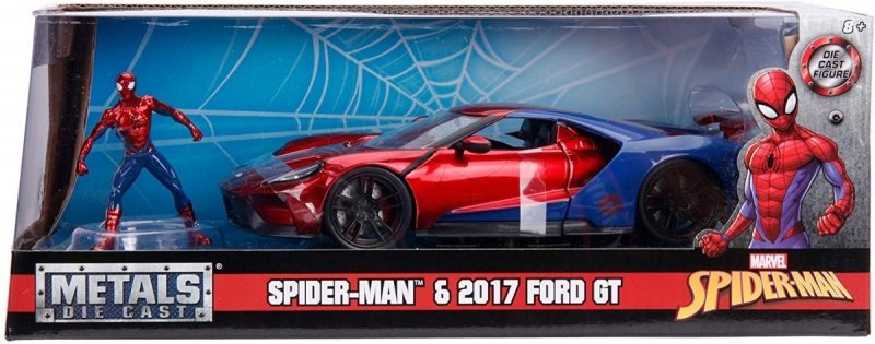 SIMBA MARVEL SPIDER-MAN 2017 FORD GT 1:24 8+