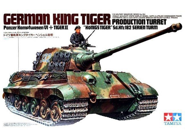 TAMIYA GERMAN KING TIGER PRODUCTION 35164 SKALA 1:35