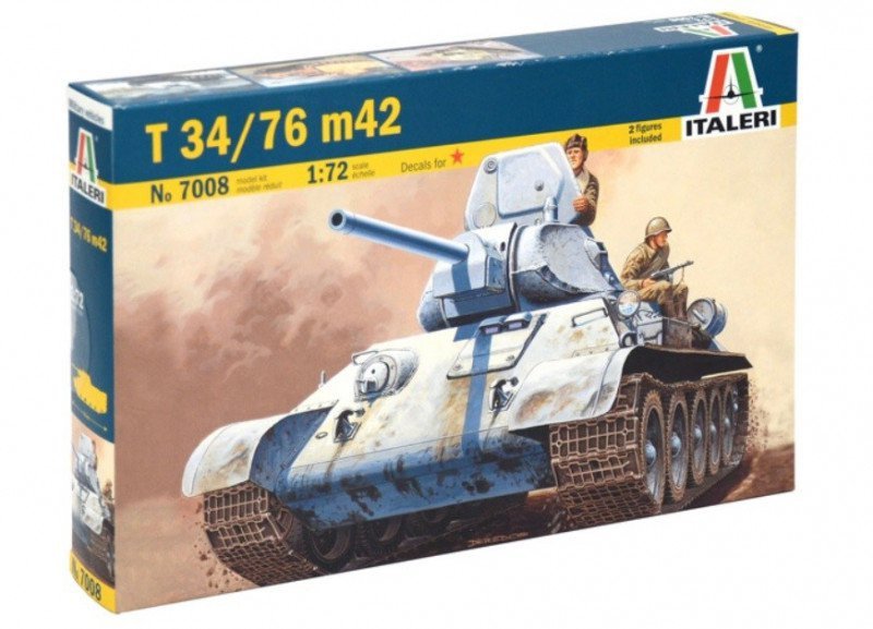ITALERI T-34/76 M 1942 7008 SKALA 1:72