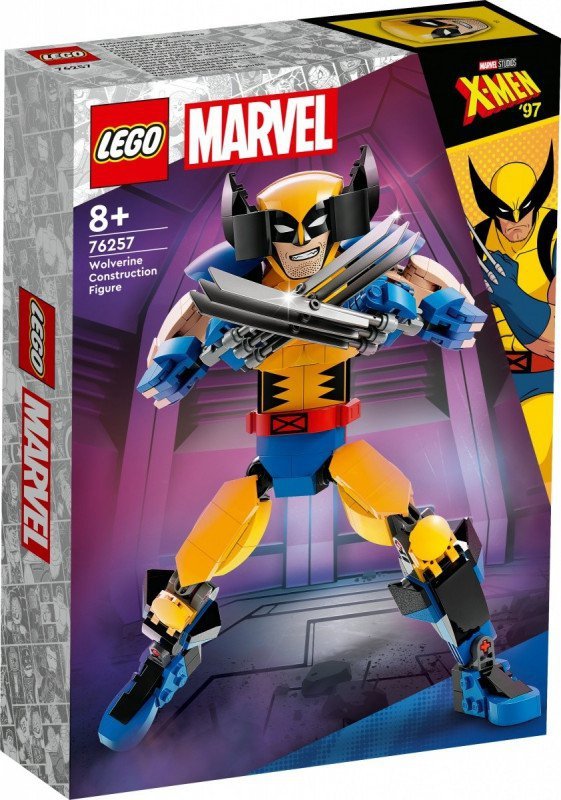LEGO SUPER HEROES MARVEL FIGURKA WOLVERINEA 76257 8+