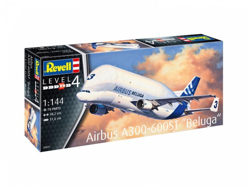 REVELL AIRBUS A300-600ST BELUGA 03817 SKALA 1:144