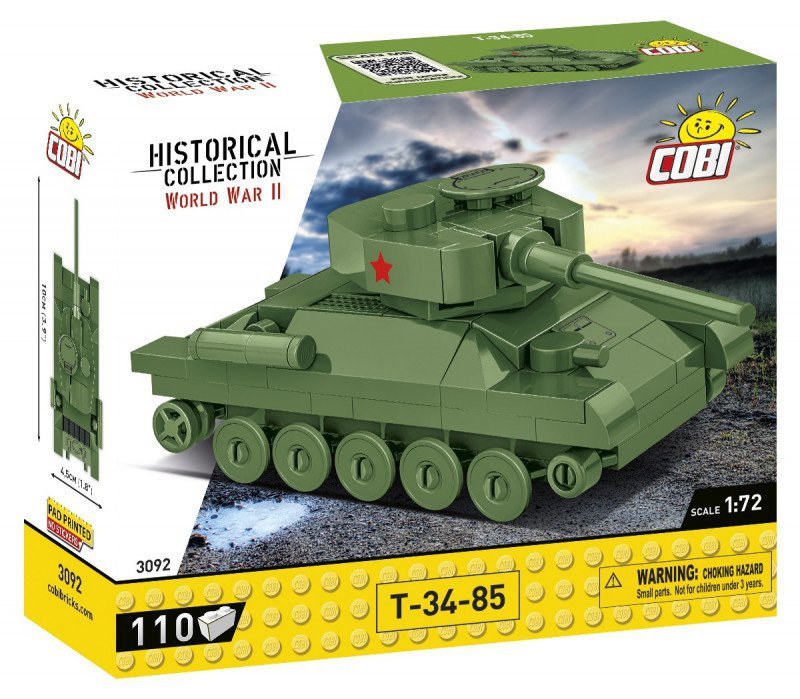 COBI HISTORICAL COLLECTION T-34-85 110EL. 3092 6+