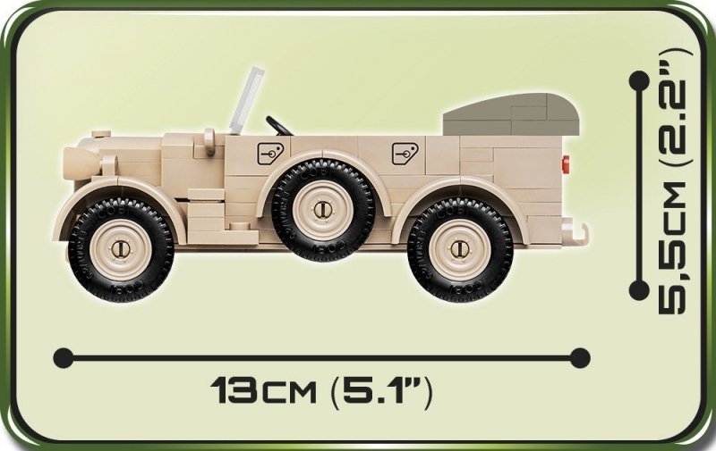 COBI 1937 HORCH 901 KFZ.15 2256 5+