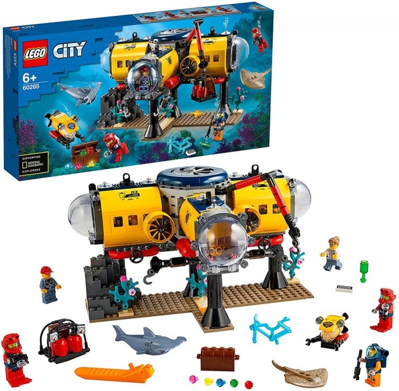 LEGO CITY BAZA BADACZY OCEANU 60265 6+