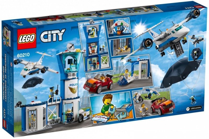 LEGO CITY BAZA POLICJI POWIETRZNEJ 60210 6+
