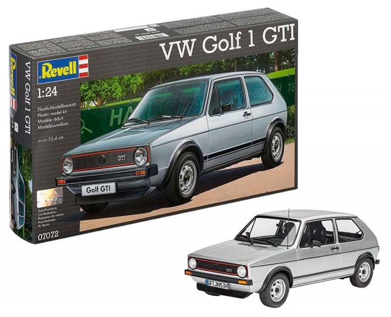 REVELL VW GOLF 1 GTI 07072 SKALA 1:24 8+