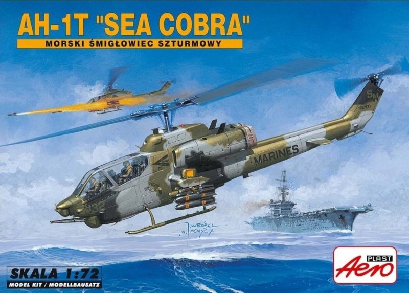 AEROPLAST AH-1T SEA COBRA SKALA 1:72