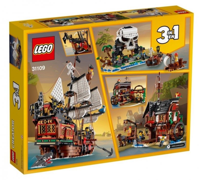 LEGO CREATOR STATEK PIRACKI 31109 9+