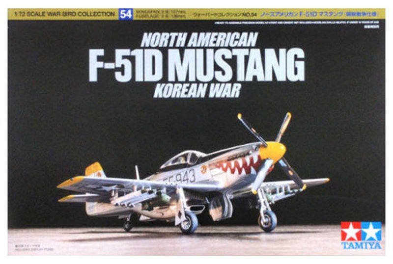 TAMIYA N.A. F-51 MUSTANG KOREAN WAR 60754 SKALA 1:72