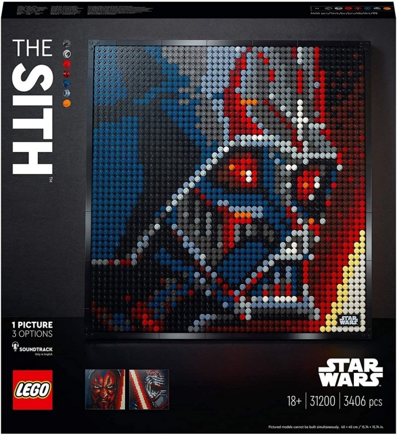 LEGO ART GWIEZDNE WOJNY - SITH 31200 18+