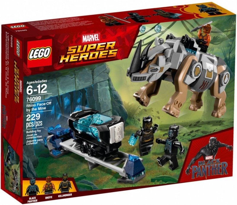 LEGO SUPER HEROES POJEDYNEK Z NOSOROŻCEM W POBLIŻU KOPALNI 76099 6+