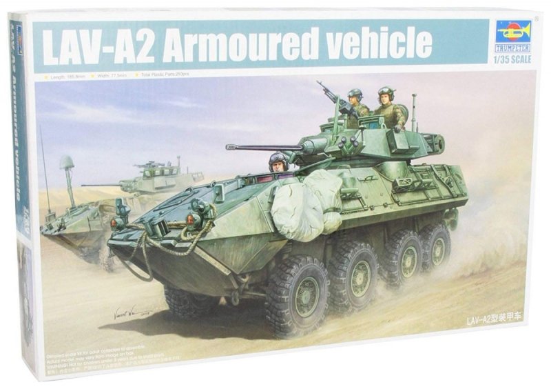 TRUMPETER LAV-A2 8X8 ARMOURED VEHICLE 01521 SKALA 1:35