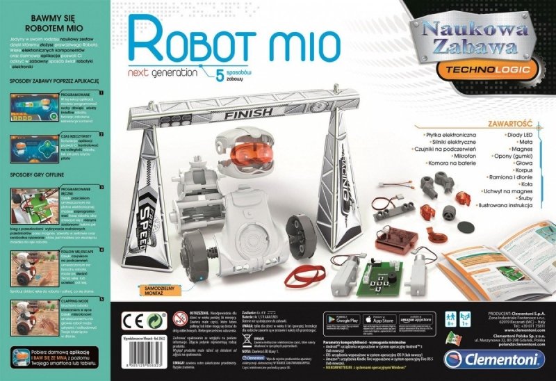 CLEMENTONI ROBOT MIO NOWA GENERACJA 50632 8+