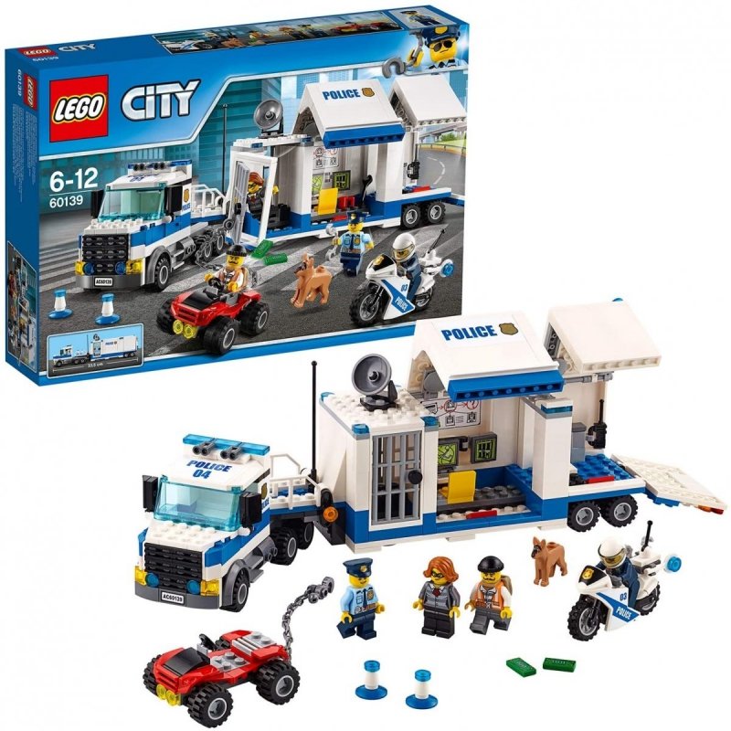 LEGO CITY MOBILNE CENTRUM DOWODZENIA 60139 6+