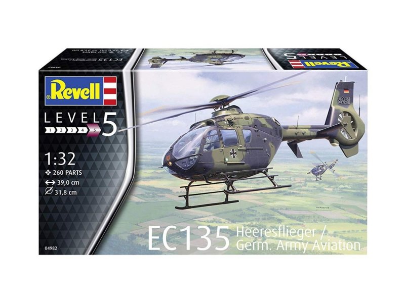REVELL EC135 HEERESFLIEGER/GERM. ARMY AVIATION 04982 SKALA 1:32