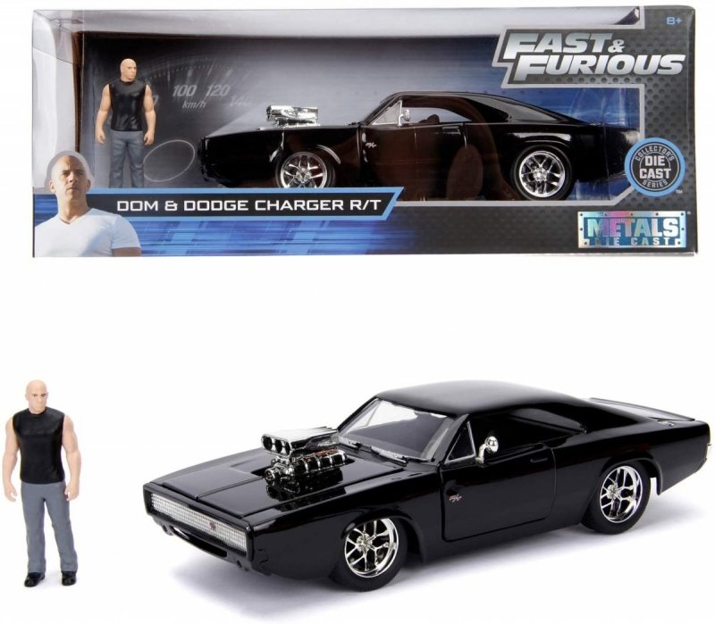 DICKIE FAST &amp; FURIOUS 1970 DODGE CHARGER 1:24 8+