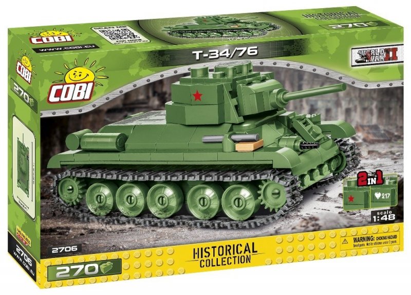 COBI HISTORICAL T-34/76 270EL. 2706 6+