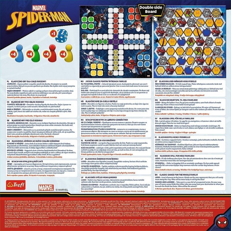 TREFL GRA 2W1 CHIŃCZYK / WĘŻE I DRABINY SPIDER-MAN 4+