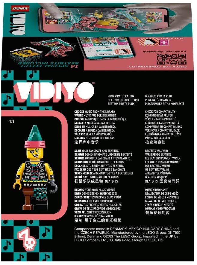 LEGO VIDIYO PUNK PIRATE BEATBOX 73EL. 43103 7+