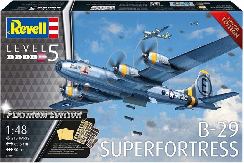 REVELL B-29 SUPER FORTRESS 03850 SKALA 1:48