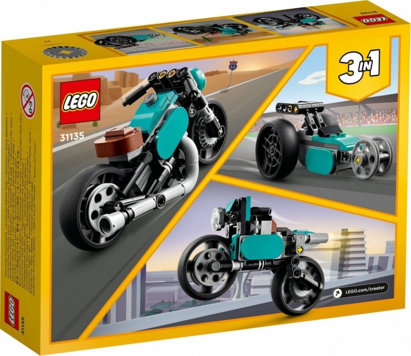 LEGO CREATOR MOTOCYKL VINTAGE 31135 8+