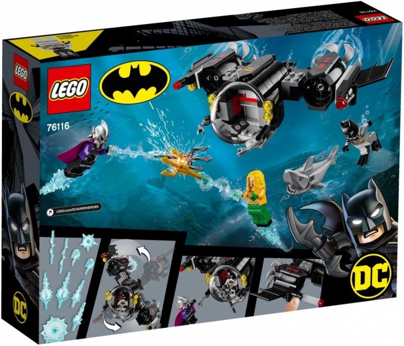 LEGO SUPER HEROES ŁÓDŹ PODWODNA BATMANA 76116 174+