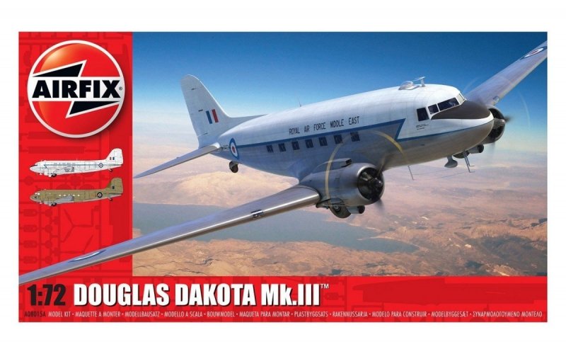 AIRFIX DOUGLAS DAKOTA MK III RAF 08015A SKALA 1:72
